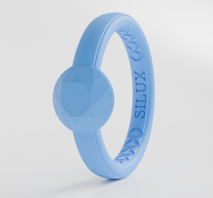 Round Diamond Silicone Ring