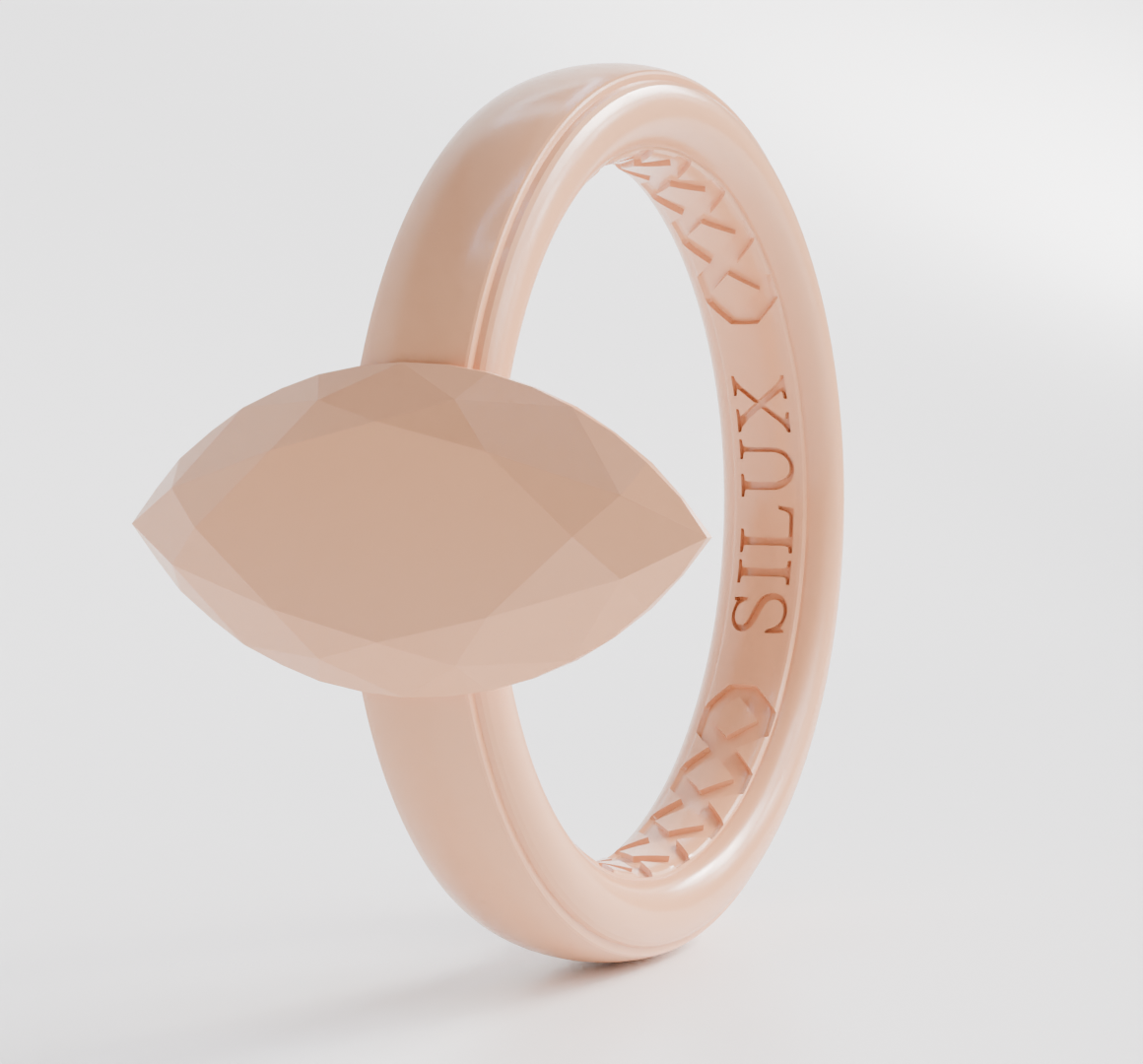 Marquise Silicone Ring