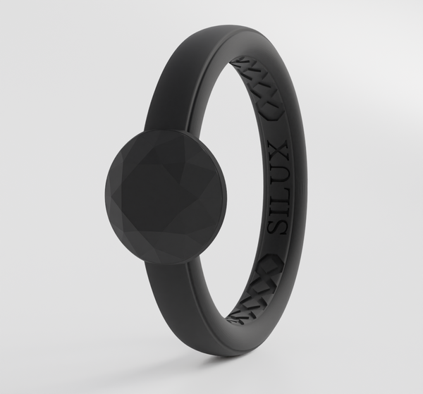 Round Diamond Silicone Ring
