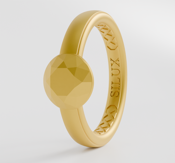 Round Diamond Silicone Ring