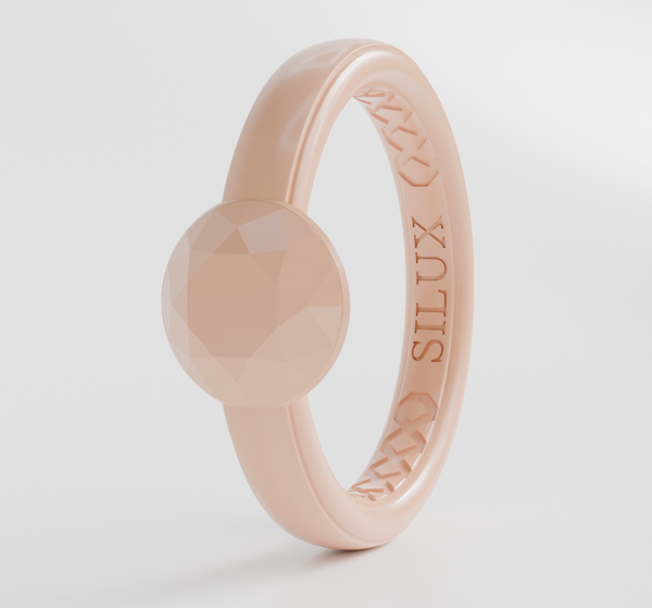 Round Diamond Silicone Ring