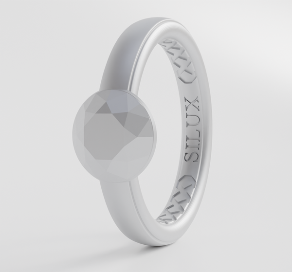 Round Diamond Silicone Ring
